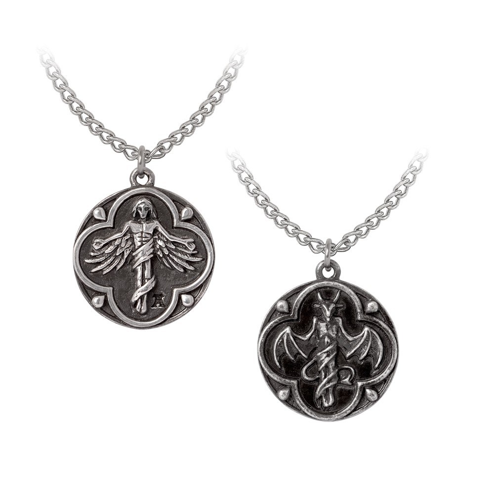 Alchemy - St. Levantius Talisman Necklace - Silver coloured